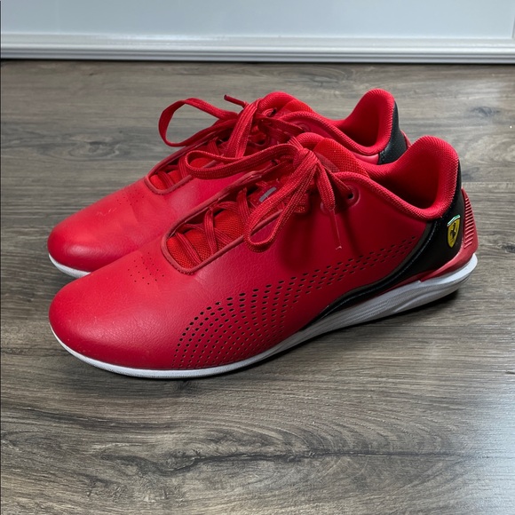 Puma Men's Drift Cat Ferrari Red and Black Size 6 - Picture 1 of 7